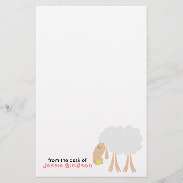 Fun Kids' Personalized Stationery (Front)