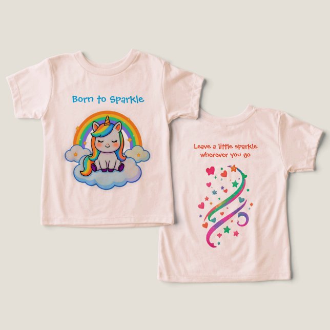 Fun Kids Trendy  Toddler T-shirt (Design Front & Back)