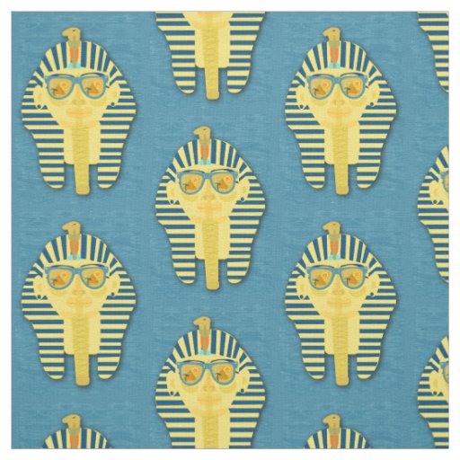 Fun King Tut Pattern Fabric