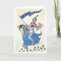 Fun "Knight in Shining Armor" Valentine's Card