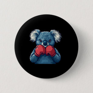 Fun Koala Bear Boxing For A Champion And Boxing Lo Button