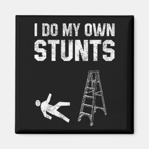 Fun Ladder Fall Gift Broken Bone Hand Get Well Soo Magnet