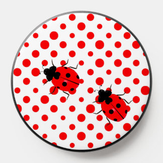 Fun Lady Bugs Phone Grips PopSockets