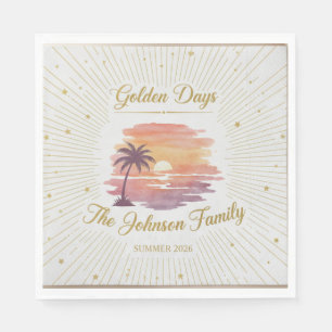 Fun Last Splash End of Summer Backyard BBQ Paper N Napkins