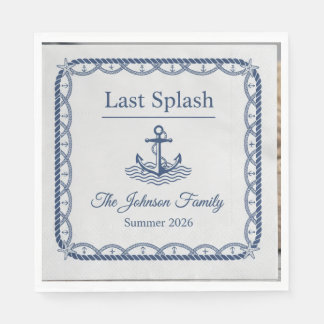 Fun Last Splash End of Summer Backyard BBQ Paper N Napkins