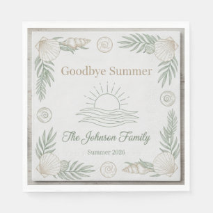 Fun Last Splash End of Summer Backyard BBQ Paper N Napkins