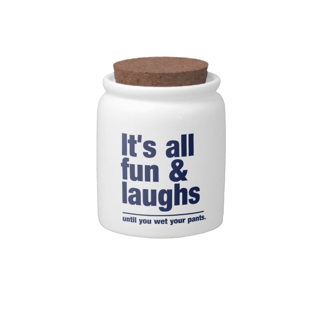 FUN & LAUGHS candy jars (Front)