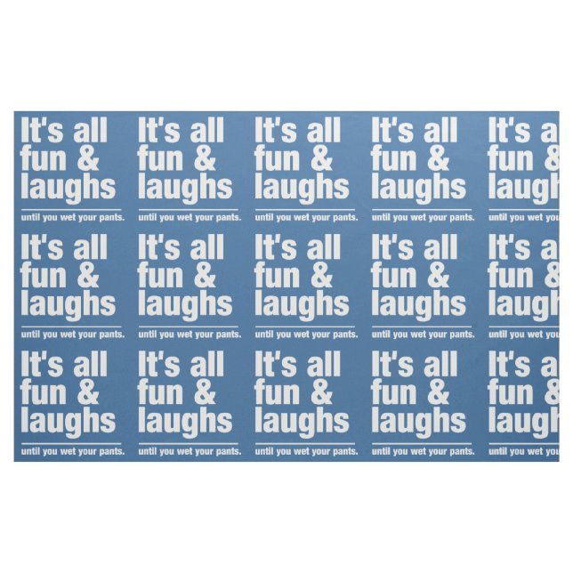 FUN & LAUGHS custom color fabric (Yard)