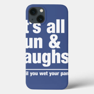 FUN & LAUGHS custom color iPad case