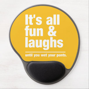 FUN & LAUGHS custom color mousepad