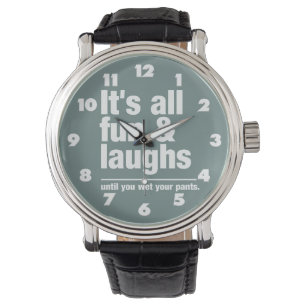 FUN & LAUGHS custom color watches