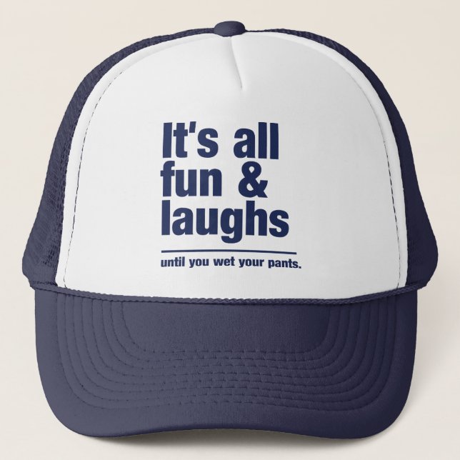 FUN & LAUGHS hat - choose color (Front)