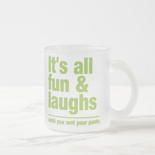 FUN & LAUGHS mug - choose style & color (Right)