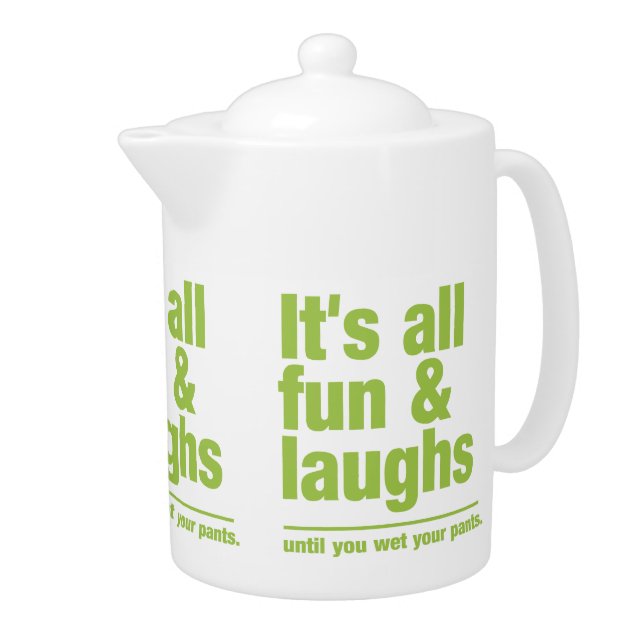 FUN & LAUGHS teapot (Right)