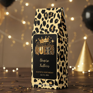 Fun Leopard Birthday Queen Sixty Birthday Roasted Coffee
