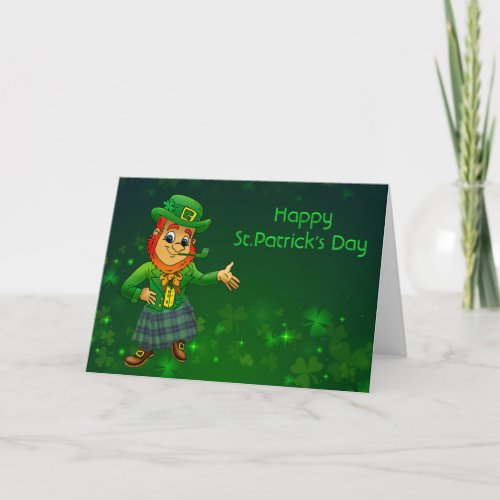 Fun Leprechaun St Patricks Day Humor  Card