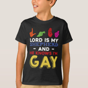Fun LGBT Gay Pride Month Awareness ASL Sign Langua T-Shirt