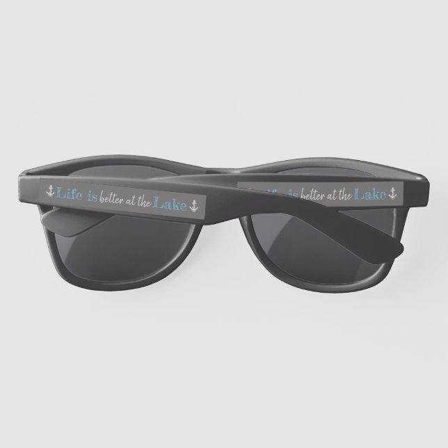 fun LIFE IS BETTER AT THE LAKE | Sunglasses (Back)