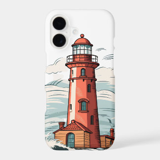 Fun light house lovers iPhone 17 case