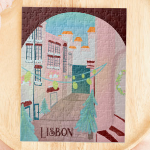 Fun Lisbon Portuguese Winter Jigsaw Puzzle