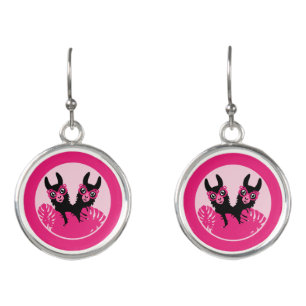 Fun Llama Alpaca Best Friends Earrings