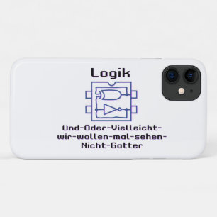 Fun logic gate with boolean function  iPhone 11 case