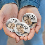 Fun Look who's Graduated Photo Graduation Button<br><div class="desc">Celebrate your grad's achievement with our graduation buttons,  that showcase their photo and mark their class year. The modern template makes them the star with the phrase look who's graduated. Order yours today.</div>