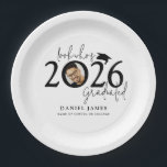 Fun Look who's Graduated Photo Graduation Paper Plates<br><div class="desc">Celebrate your grad's achievement with our graduation party paper plates,  that showcase their photo and mark their class year. The modern template makes them the star with the phrase look who's graduated. Order yours today.</div>