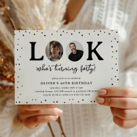 Fun Look's Who's 40' 2 x photo 40th Birthday