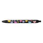 [ Thumbnail: Fun, Loving, Colorful Hearts Pattern Pen ]