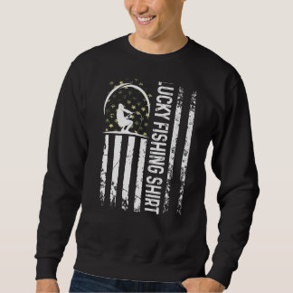 Fun Lucky Fishing  For Fishing Sweatshirt
