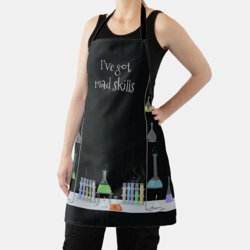 Fun Mad Scientist Lab Design Apron