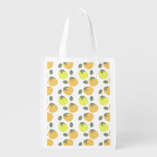 Fun Mango Orange Yellow Fruit Grocery Bag