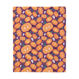 Fun Marvel Jack-o'-Lantern Pattern Fabric | Zazzle.com