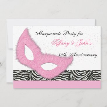 Fun Masquerade party Invitation