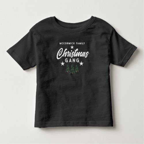 Fun Matching Christmas Tree Family Personalized Toddler T_shirt