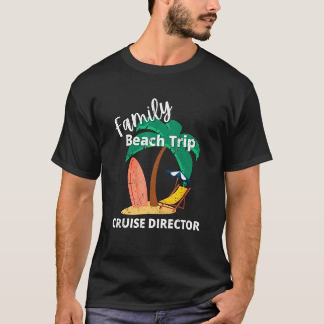 Fun Matching Family Beach Road Trip Cool Cruise Di T-Shirt (Front)