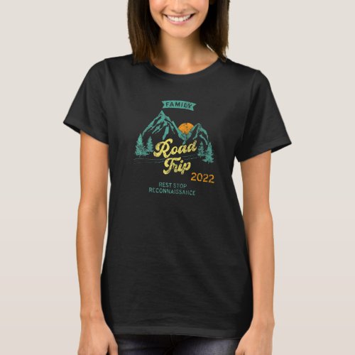 Fun Matching Family Road Trip 2022 Rest Stop Recon T_Shirt