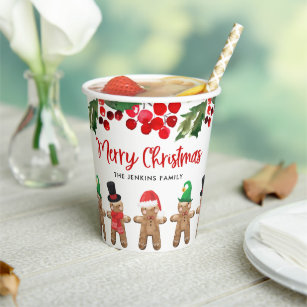 Fun Merry Christmas Party Paper cup