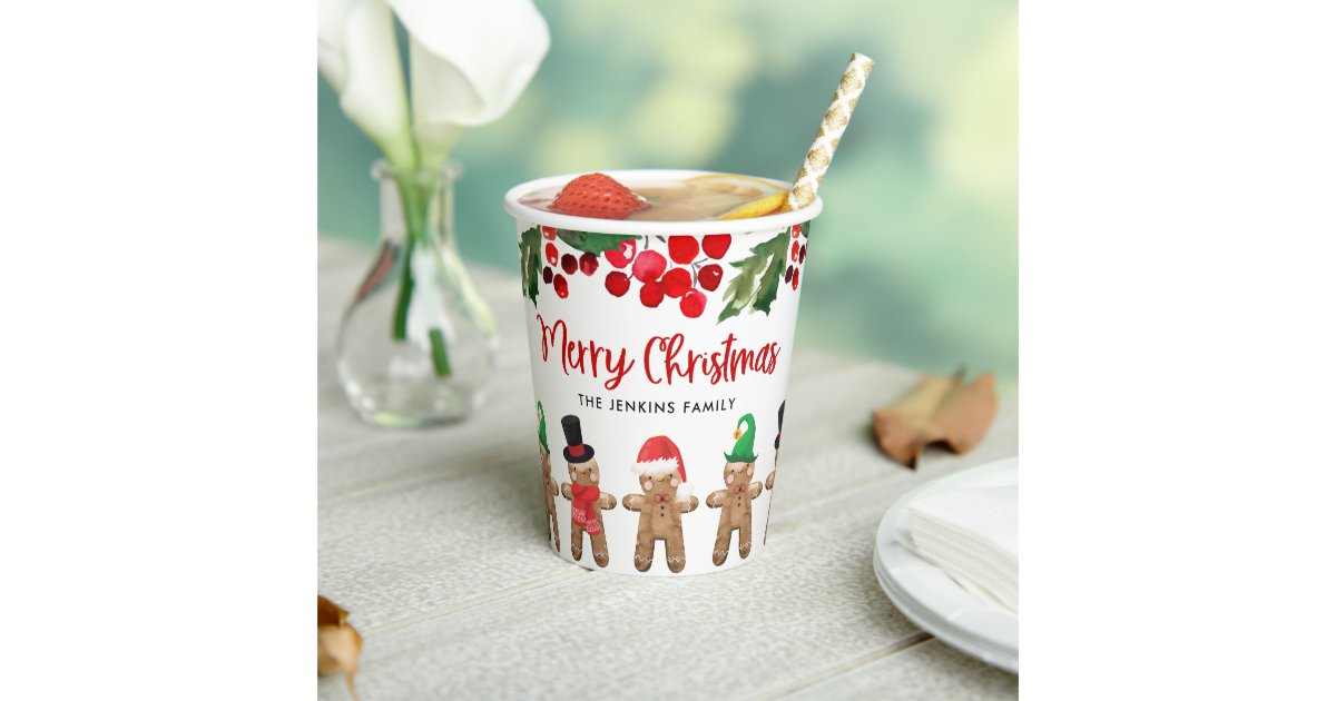 Fun Merry Christmas Party Paper cup | Zazzle