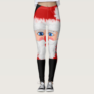 Fun Merry Christmas Santa Claus Leggings