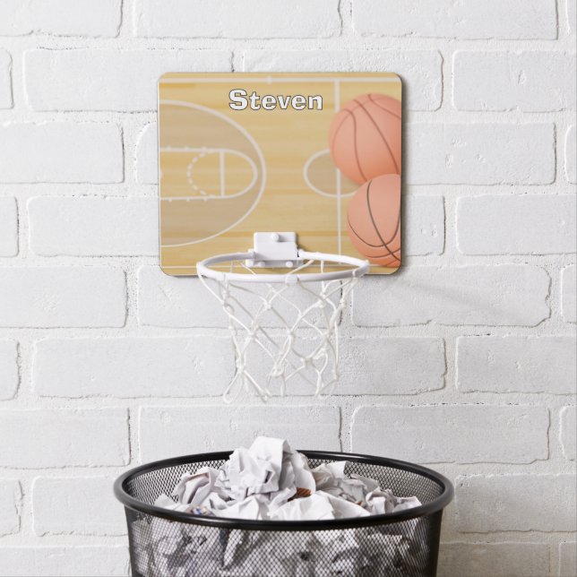 FUN! 🏀Mini Basketball Hoop – Fun Trash or Laundry (In Situ)