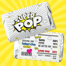 Fun Minimal Pop Art SUPER POP! Pun | Customizable