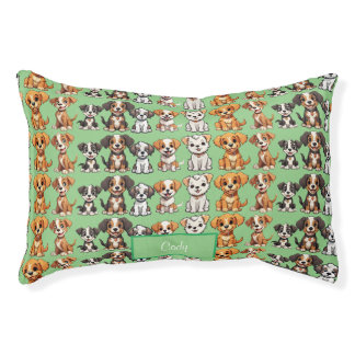 Fun Mixed Breed Personalized Pet Bed