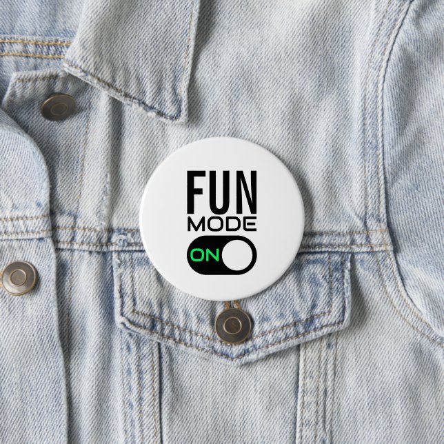 Fun Mode On. Personalize Button (In Situ)