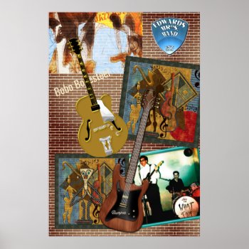 Fun Modern Art Music Collage Poster by HoMeArts at Zazzle