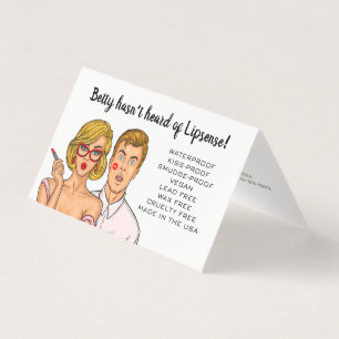 Fun Modern Business Card Lipsense Distributor