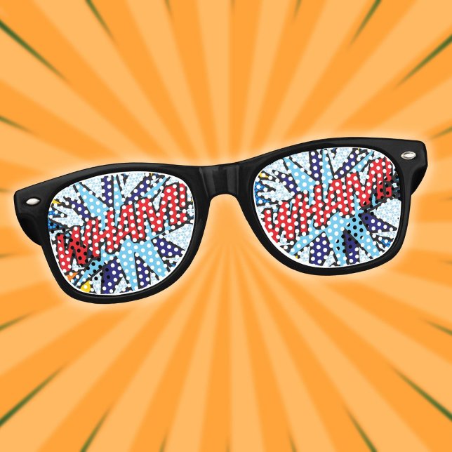 Fun Modern Comic Book WHAM Retro Sunglasses (Fun Modern Comic Book WHAM Retro Sunglasses)
