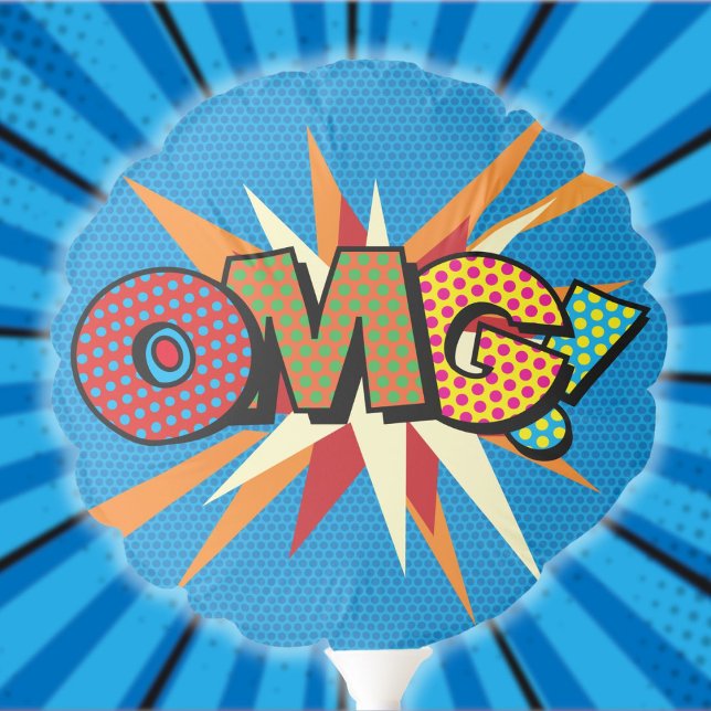Fun Modern Cool Comic Book OMG Balloon (Fun Modern Cool Comic Book OMG Balloon)