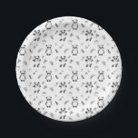 Fun Modern Panda Kids Birthday Paper Plates<br><div class="desc">Party like a Panda with these fun trendy panda pattern kids paper plates. Perfect for a Panda Monium Birthday! Matching items available.</div>